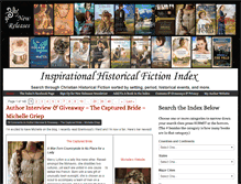 Tablet Screenshot of inspirationalhistoricalfiction.com